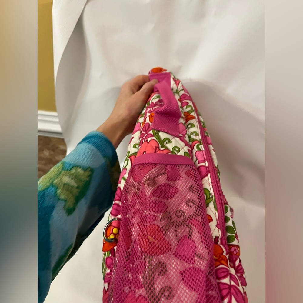 Vera Bradley Pink and Orange Floral Bag - Picture 5 of 5